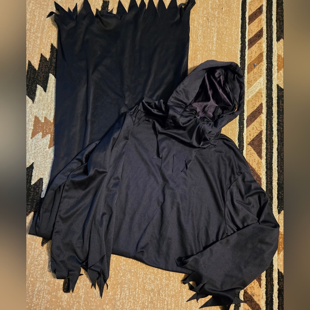 Adult Hooded Cloak Reaper/Scream Costume (OS)